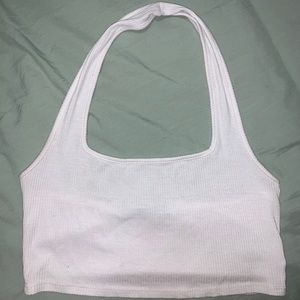 Blue Blush cropped halter